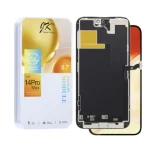 Display Apple iPhone 14 Pro Max Cu Rama Negru FHD - imagine 2