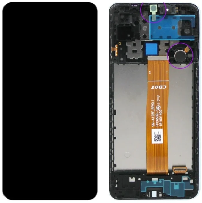 Display SAMSUNG A12 Cu Rama A125f - imagine 1